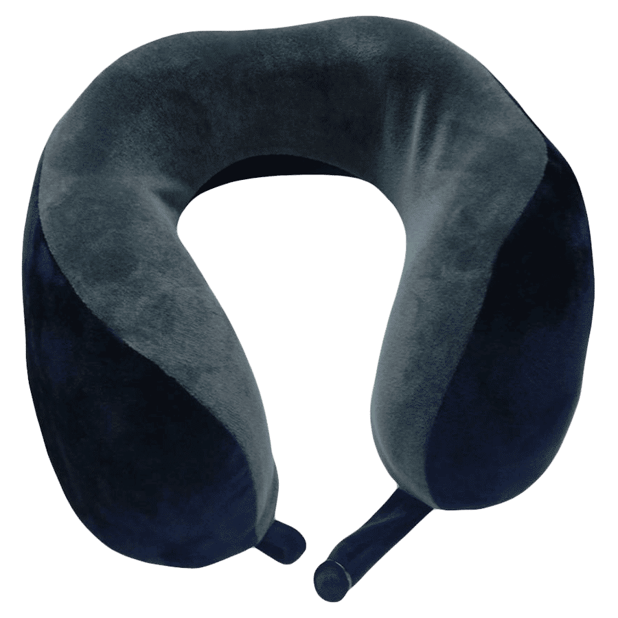 VIAGGI Memory Foam Neck Pillow (VIIAGIIE0087, Grey)_3