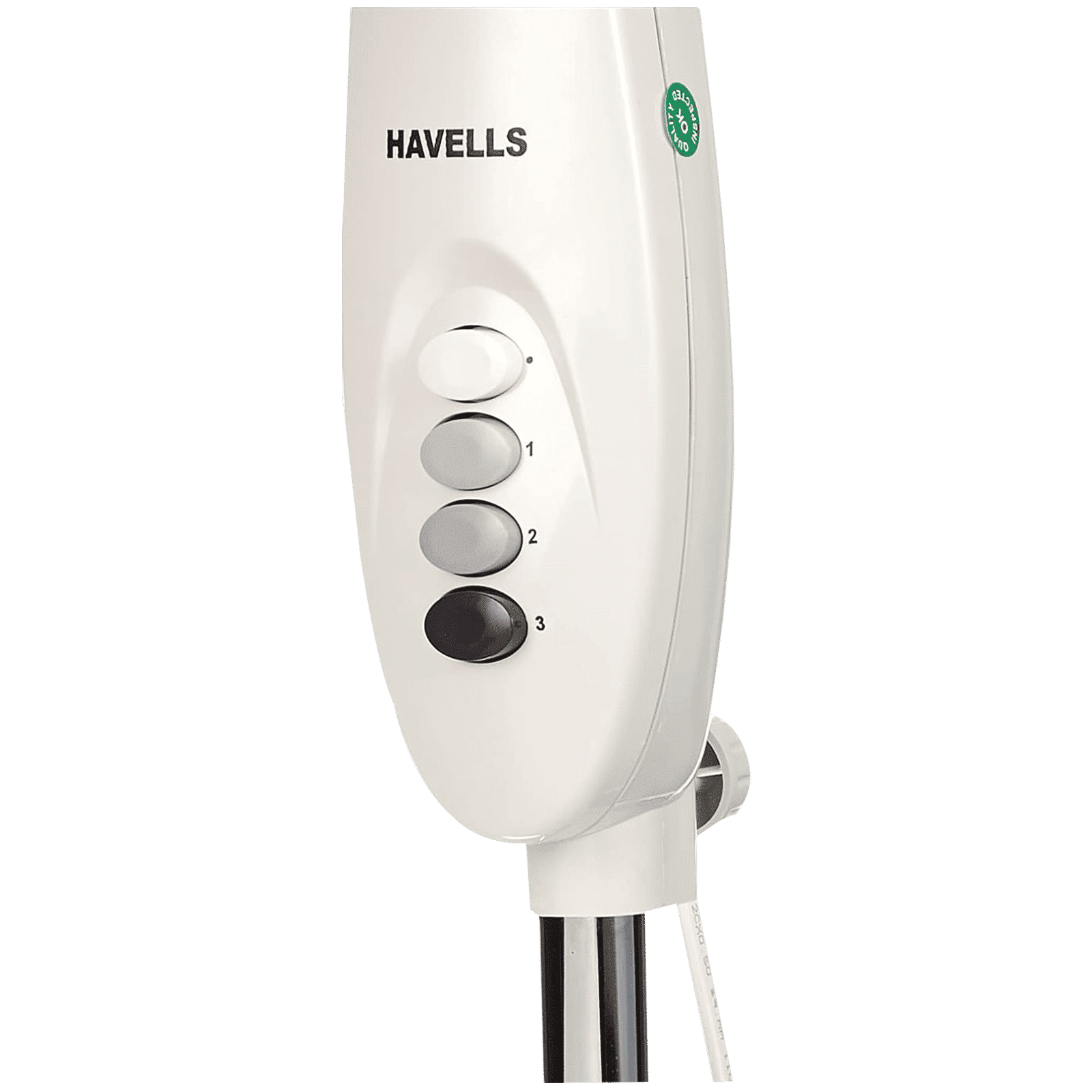 HAVELLS Swing 3 Star 400mm 3 Blade Thermal Overload Protector Pedestal Fan (Inverter Technology, White) HAVELLS Swing 3 Star 400mm 3 Blade Thermal Overload Protector Pedestal Fan (Inverter Technology, White)_14