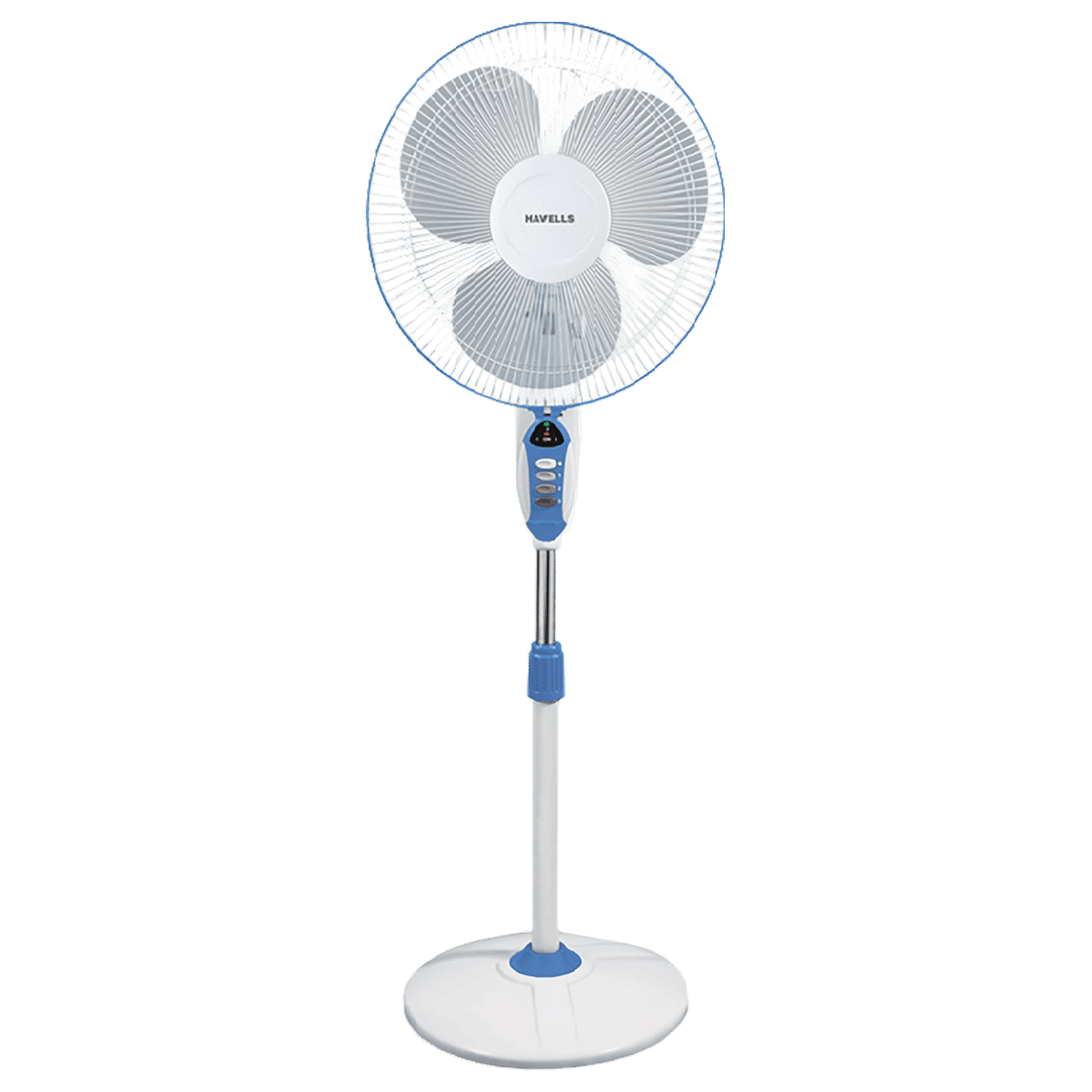 HAVELLS Sprint LED 400mm 3 Blade Thermal Overload Protector Pedestal Fan (LED Indicator, Blue) HAVELLS Sprint LED 400mm 3 Blade Thermal Overload Protector Pedestal Fan (LED Indicator, Blue)_1