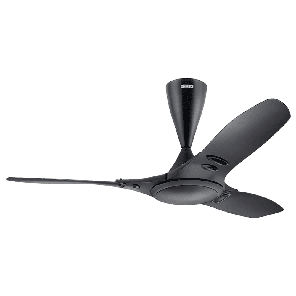 USHA EX9 1200mm 3 Blade Dust Resistant Ceiling Fan (Aerodynamically Design, Midnight Black)_8