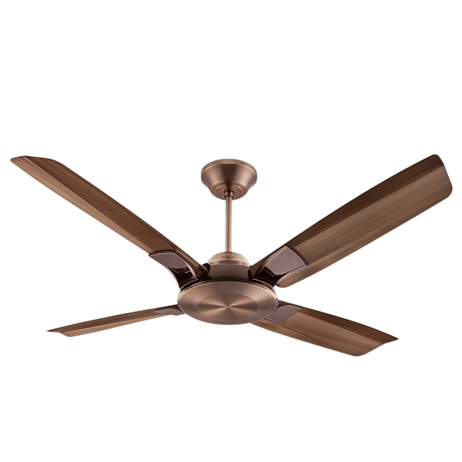 USHA Aldora 1320mm 4 Blade Electroplated Finish Ceiling Fan (Rust Free Operation, Antique Copper)_1