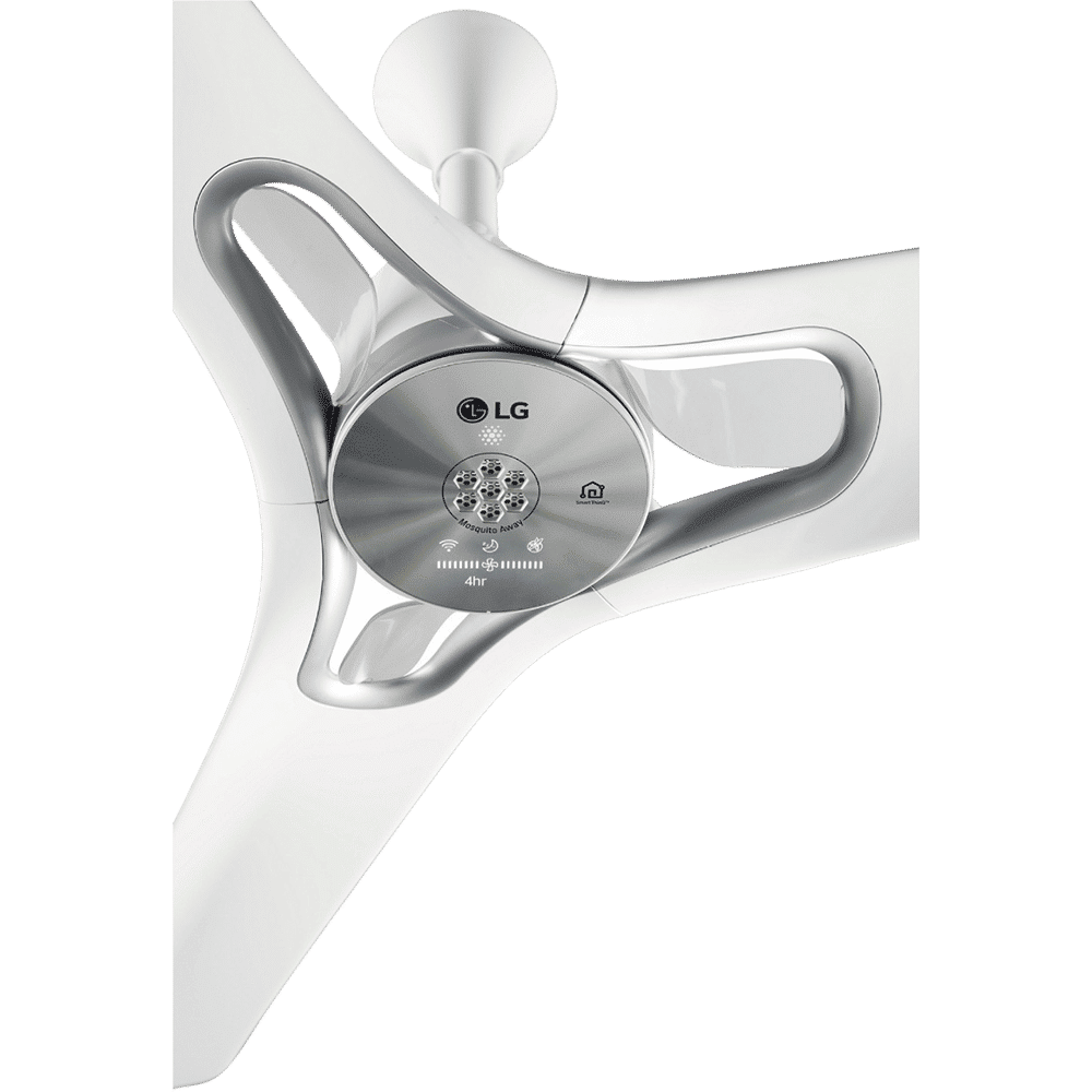 LG 1200mm 3 Blade Sleep Mode Ceiling Fan with Remote (LED Indicator, Silver)_4