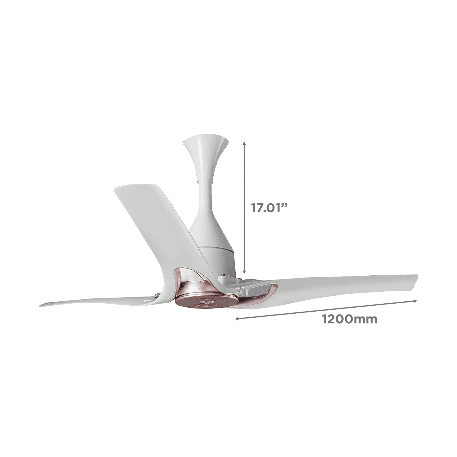 LG Premium 1200mm 3 Blade BLDC Motor Smart Ceiling Fan with Remote (Alexa Supported, Pink Topaz)_2