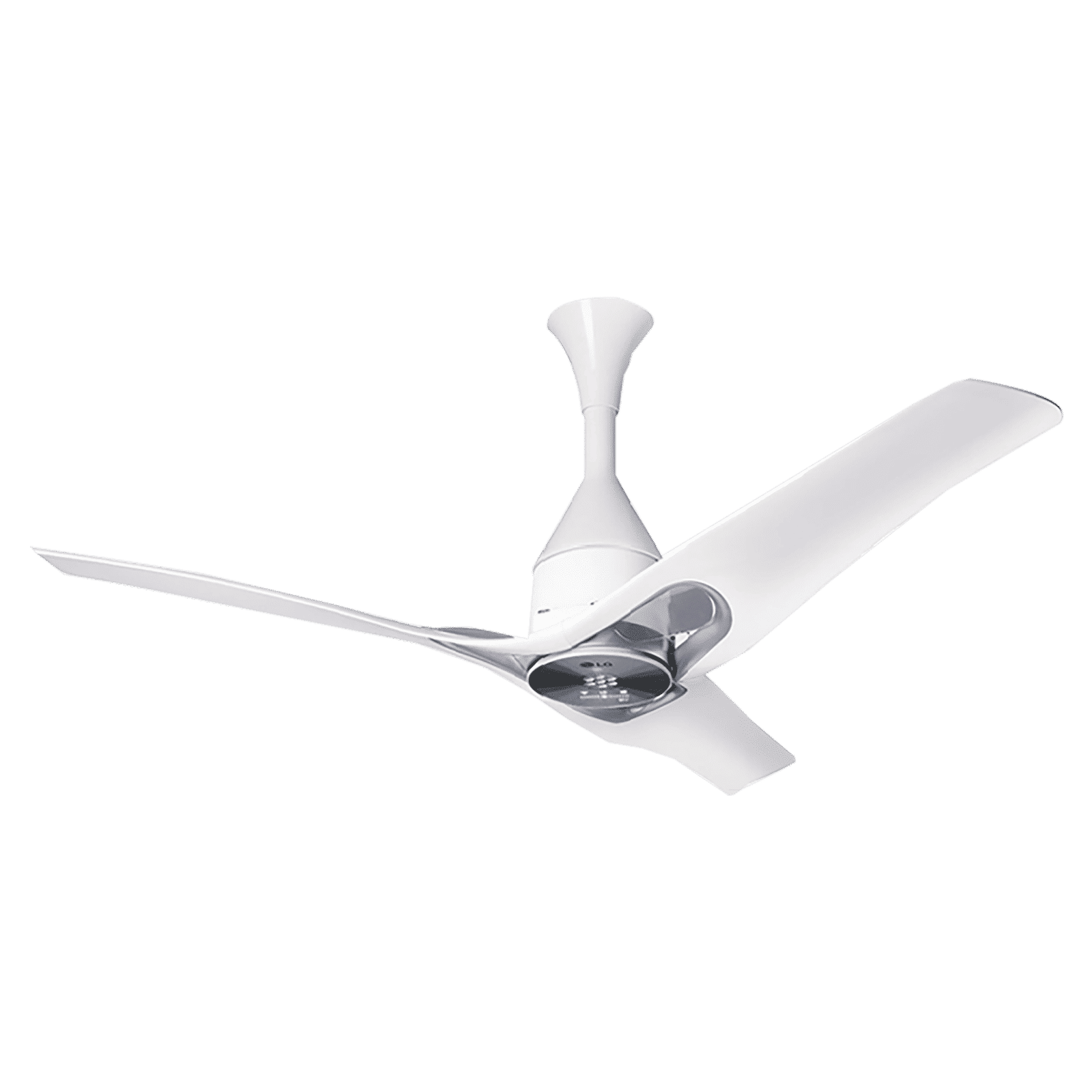 LG Premium 1200mm 3 Blade Rust-Proof Smart Ceiling Fan with Remote (Alexa Supported, Silver)_1