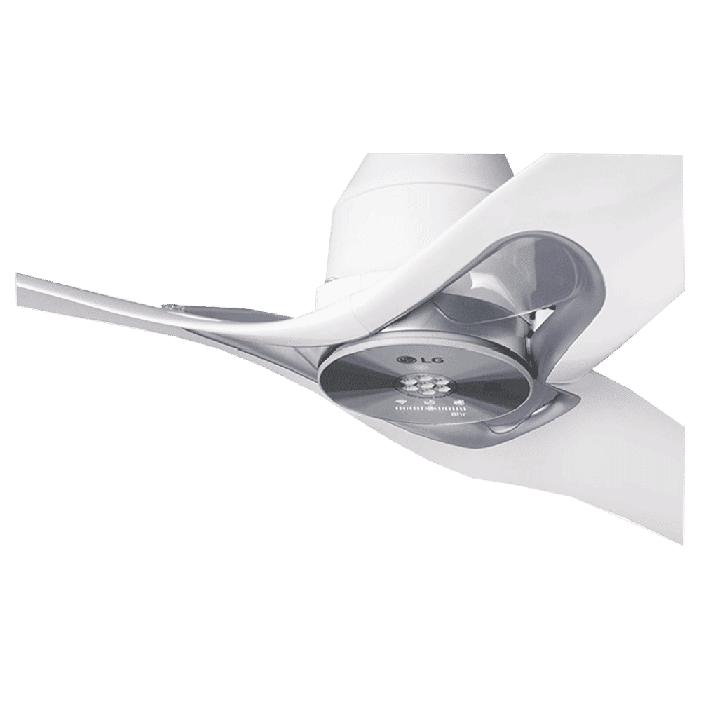 LG Premium 1200mm 3 Blade Rust-Proof Smart Ceiling Fan with Remote (Alexa Supported, Silver)_9