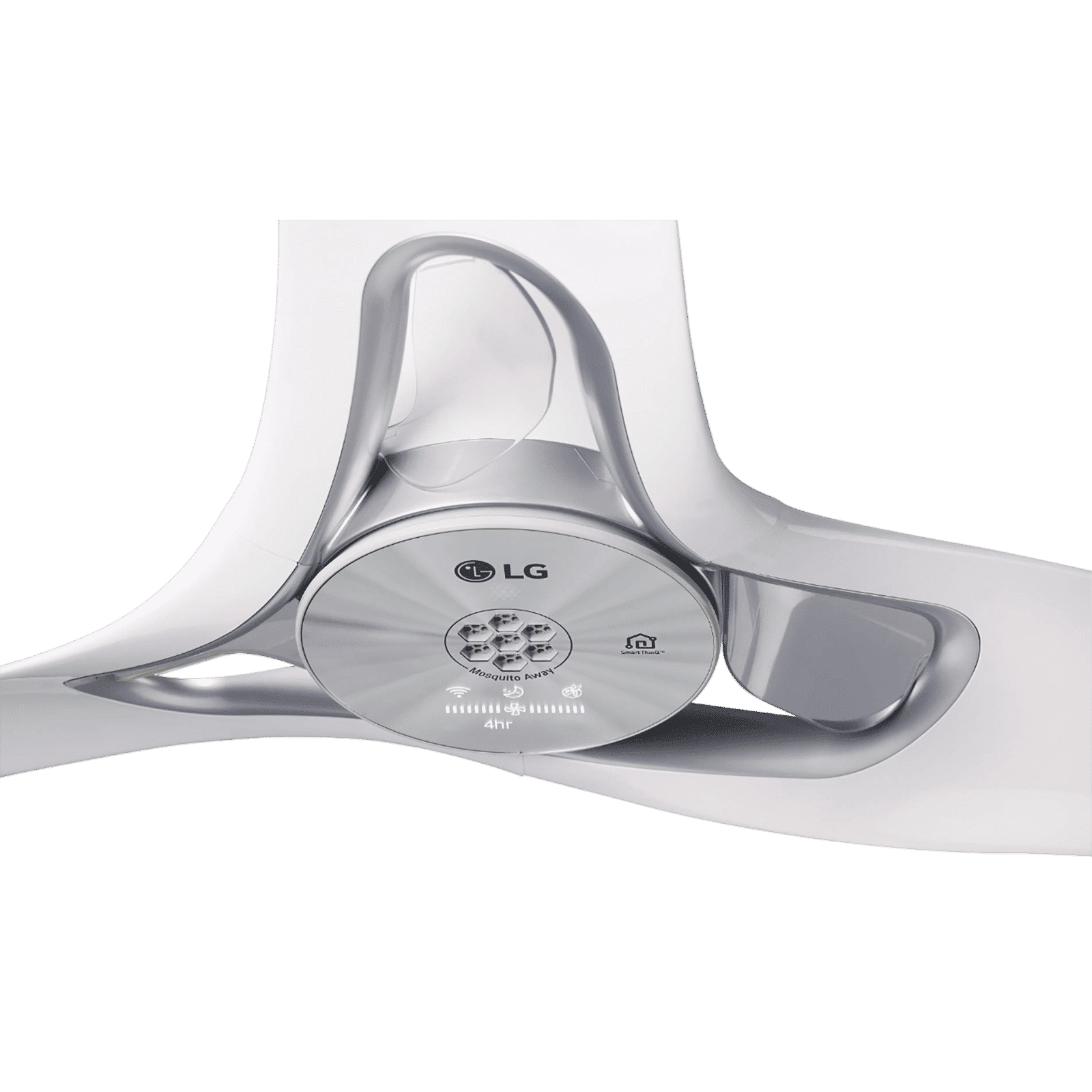 LG Premium 1200mm 3 Blade Rust-Proof Smart Ceiling Fan with Remote (Alexa Supported, Silver)_7