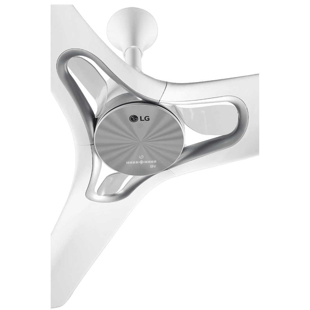 LG 1200mm 3 Blade LED Indicator Ceiling Fan with Remote (Sleep Mode, Silver)_4