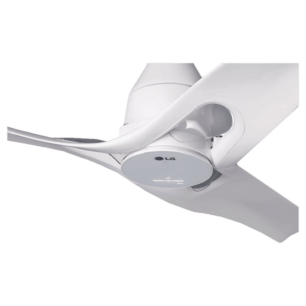 LG 1200mm 3 Blade LED Indicator Ceiling Fan with Remote (Sleep Mode, Pure White)_4