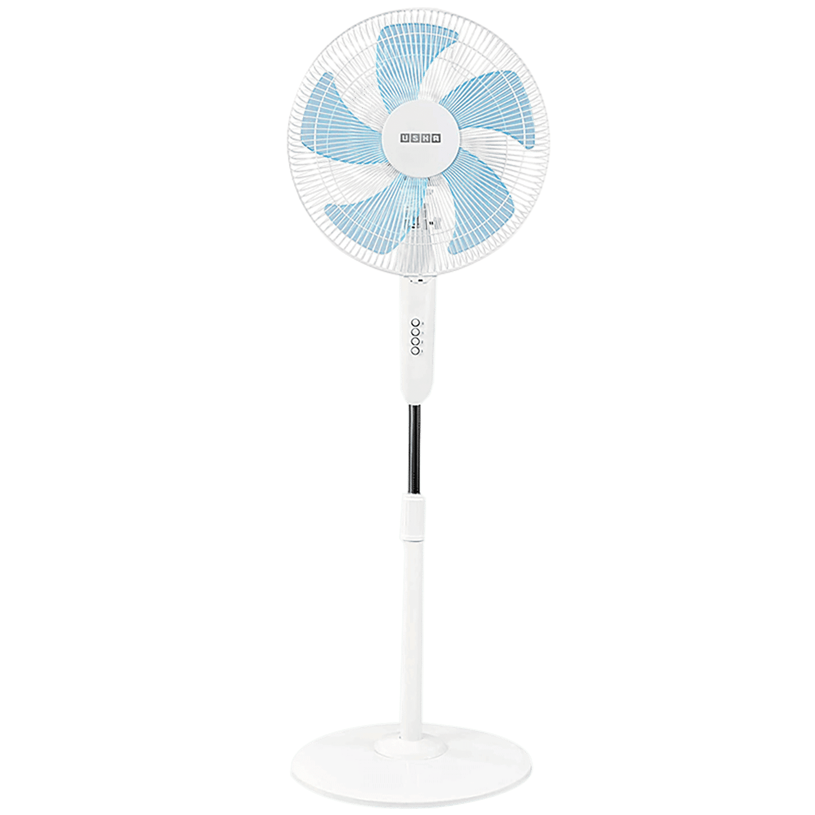 USHA Pentacool 400mm 5 Blade Copper Motor Pedestal Fan (Thermal Overload Protector, White) USHA Pentacool 400mm 5 Blade Copper Motor Pedestal Fan (Thermal Overload Protector, White)_1