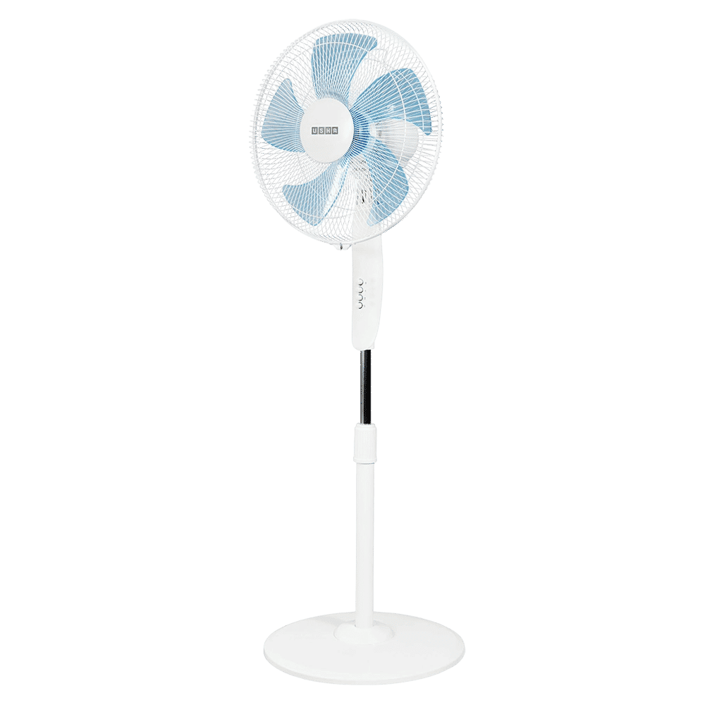 USHA Pentacool 400mm 5 Blade Copper Motor Pedestal Fan (Thermal Overload Protector, White) USHA Pentacool 400mm 5 Blade Copper Motor Pedestal Fan (Thermal Overload Protector, White)_5