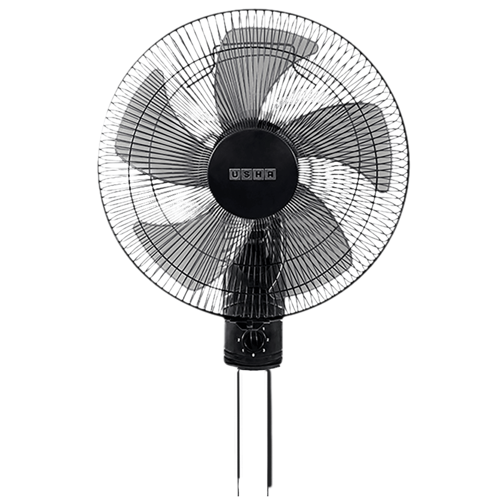 USHA Pentacool 400mm 5 Blade Copper Motor Wall Mounted Fan (Thermal Overload Protector, Black) USHA Pentacool 400mm 5 Blade Copper Motor Wall Mounted Fan (Thermal Overload Protector, Black)_1