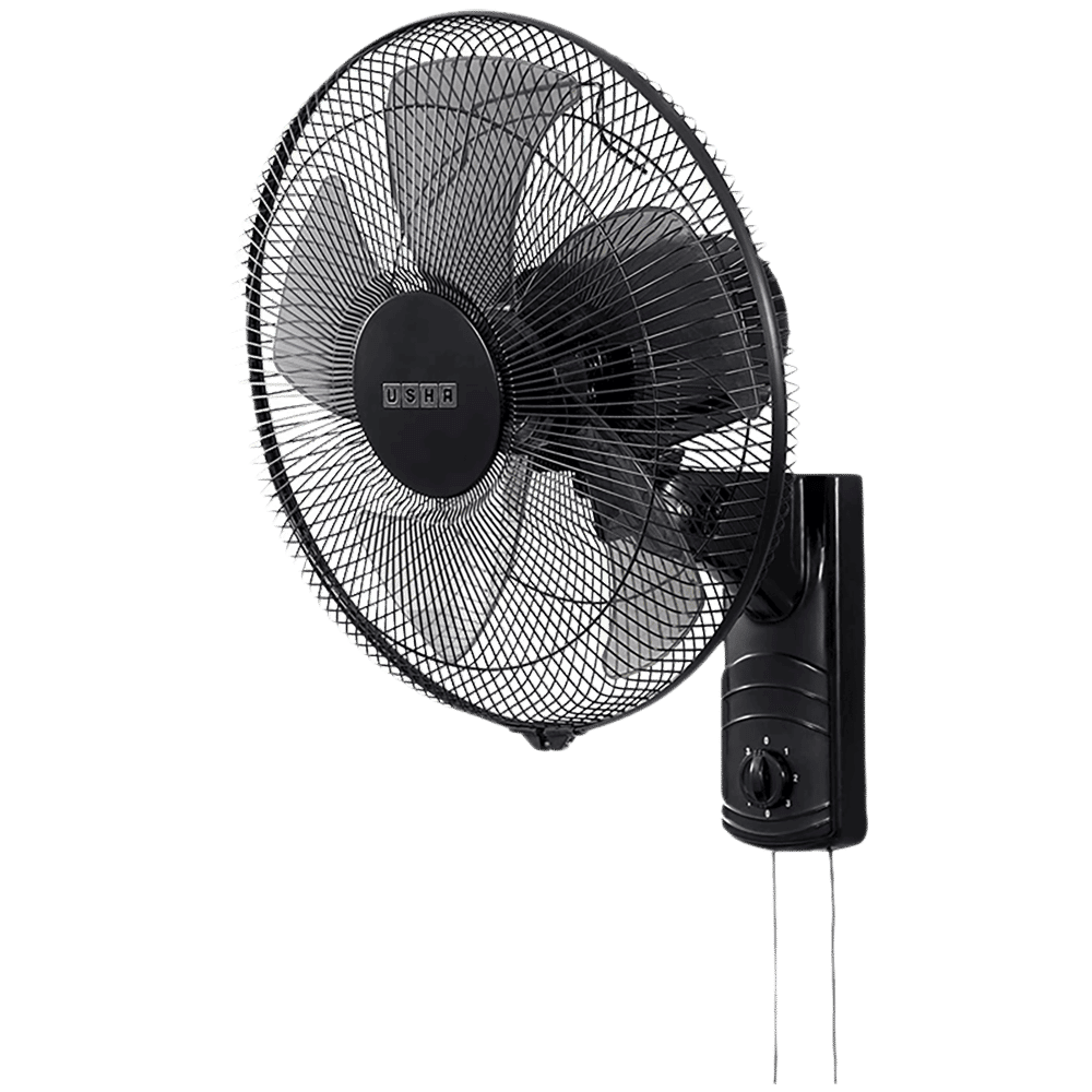 USHA Pentacool 400mm 5 Blade Copper Motor Wall Mounted Fan (Thermal Overload Protector, Black) USHA Pentacool 400mm 5 Blade Copper Motor Wall Mounted Fan (Thermal Overload Protector, Black)_5