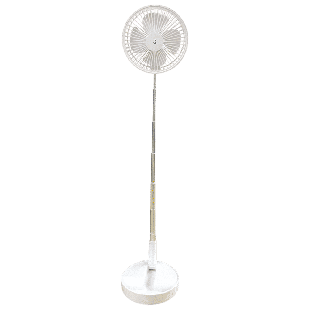 IGear Superfan 150mm 4 Blade Rechargeable Personal Fan with 5000 mAh Battery (Adjustable Height, White)_1