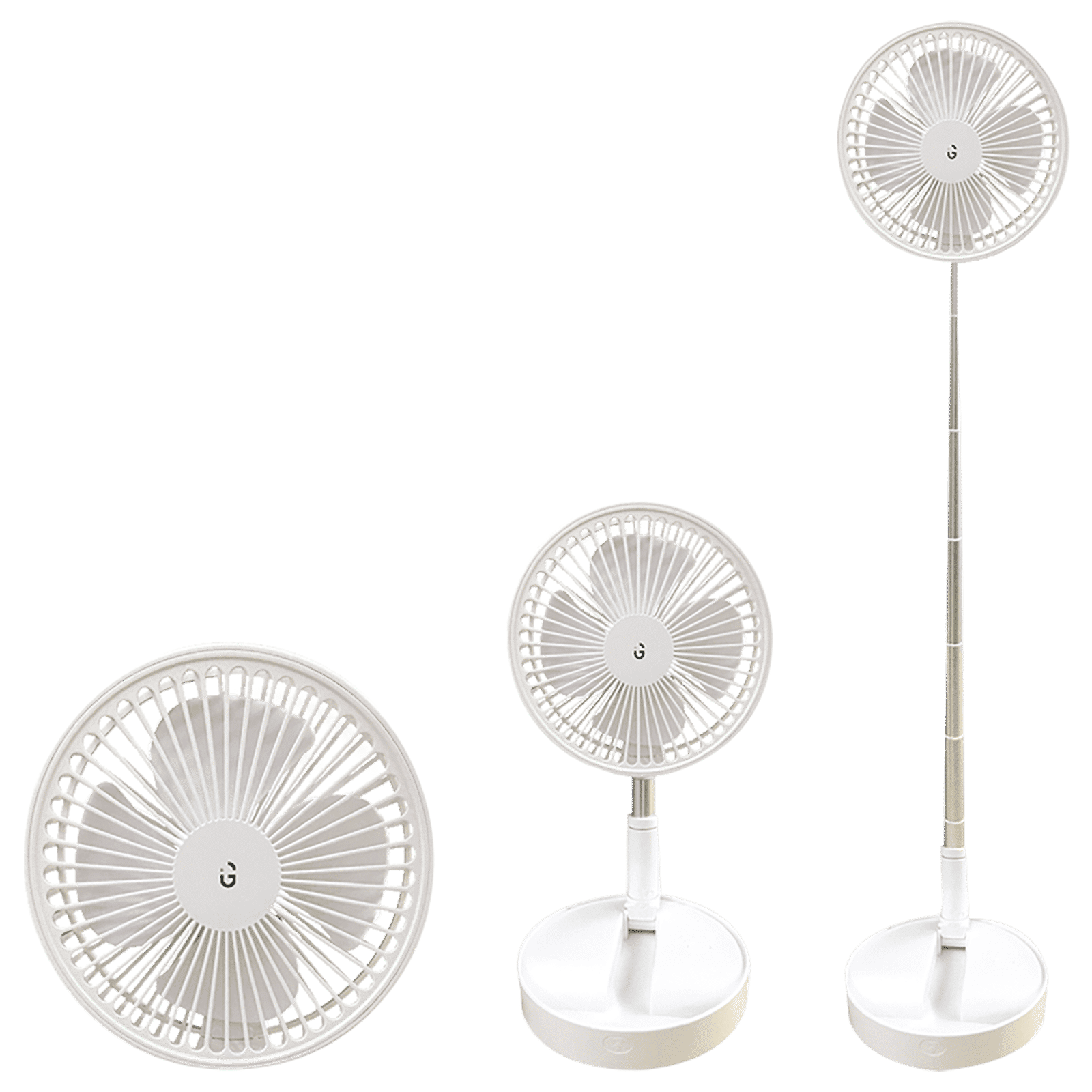 IGear Superfan 150mm 4 Blade Rechargeable Personal Fan with 5000 mAh Battery (Adjustable Height, White)_13