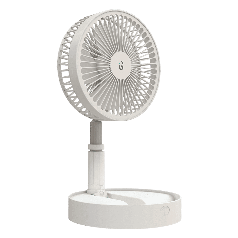 IGear Superfan 150mm 4 Blade Rechargeable Personal Fan with 5000 mAh Battery (Adjustable Height, White)_4