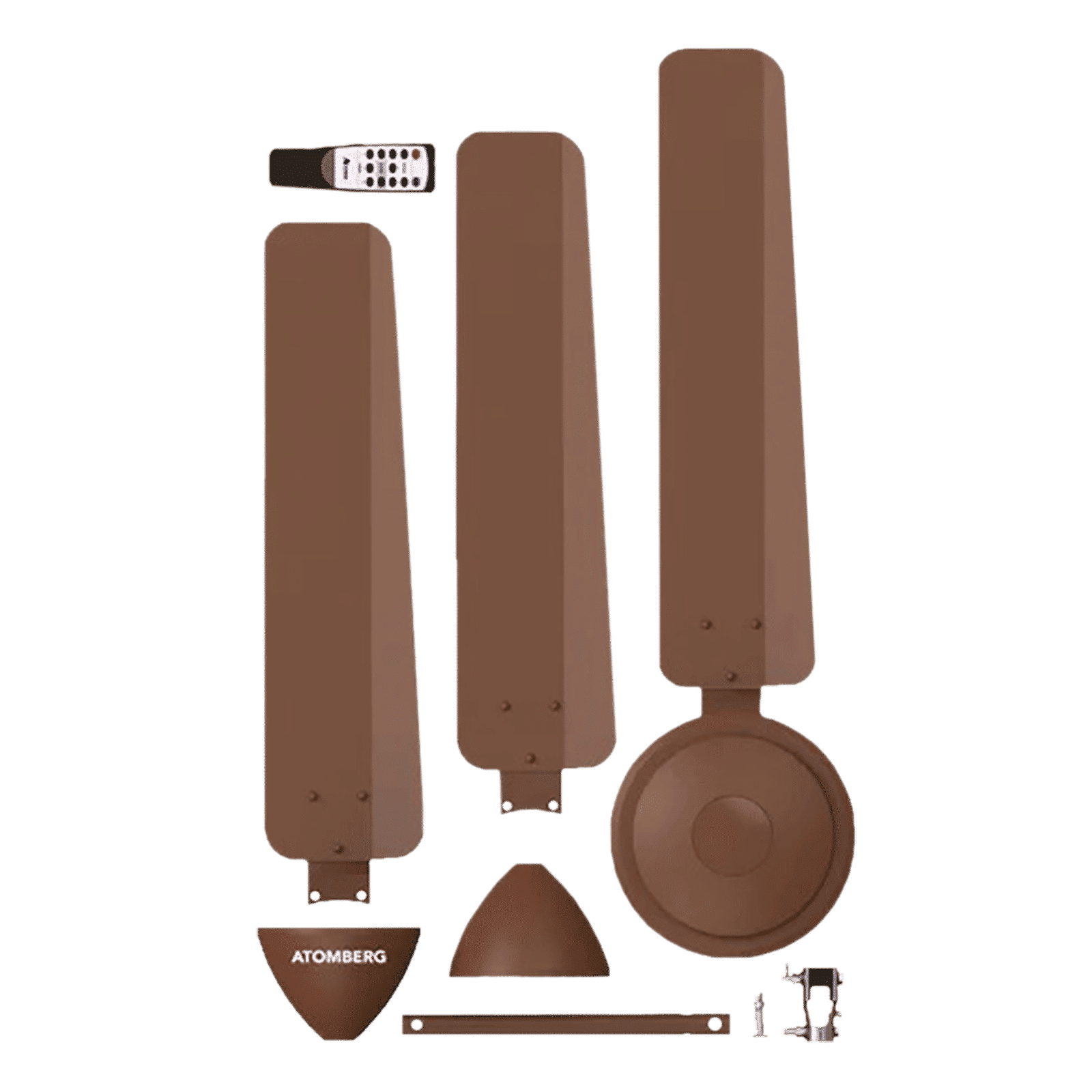 atomberg Efficio 5 Star 1200mm 3 Blade BLDC Motor Ceiling Fan with Remote (LED Indicator, Matt Brown)_18