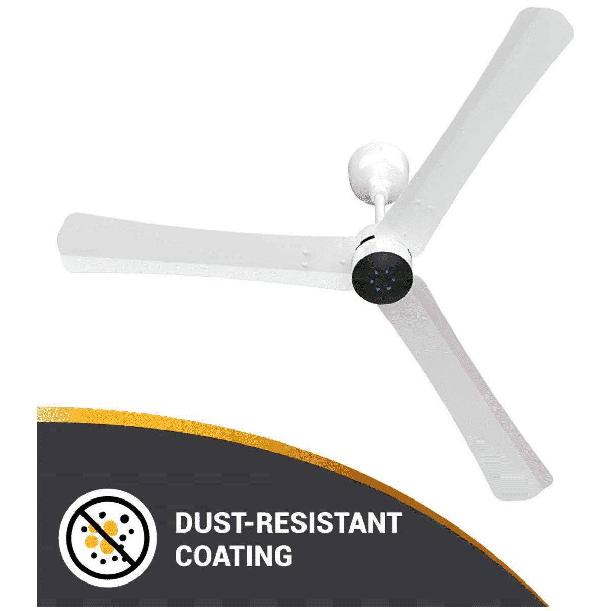atomberg Renesa Plus 5 Star 1200mm 3 Blade BLDC Motor Ceiling Fan with Remote (LED Indicator, Pearl White)_16