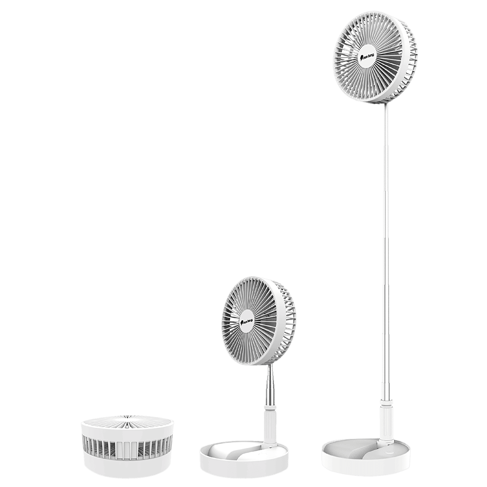 sun king 203.2mm 3 Blade Rechargeable Pedestal Fan with 7650 mAh Battery (BLDC Motor, White) sun king 203.2mm 3 Blade Rechargeable Pedestal Fan with 7650 mAh Battery (BLDC Motor, White)_4