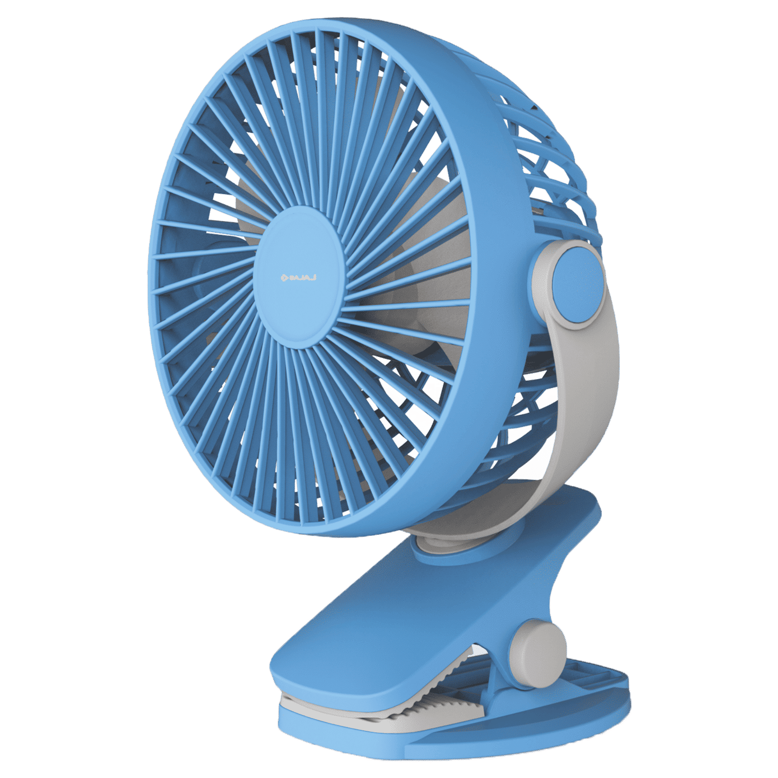 BAJAJ Pygmy Mini 110mm 3 Blade Rechargeable Personal Fan with 1800 mAh Battery (Silent Operation, Cerulean Blue)_4