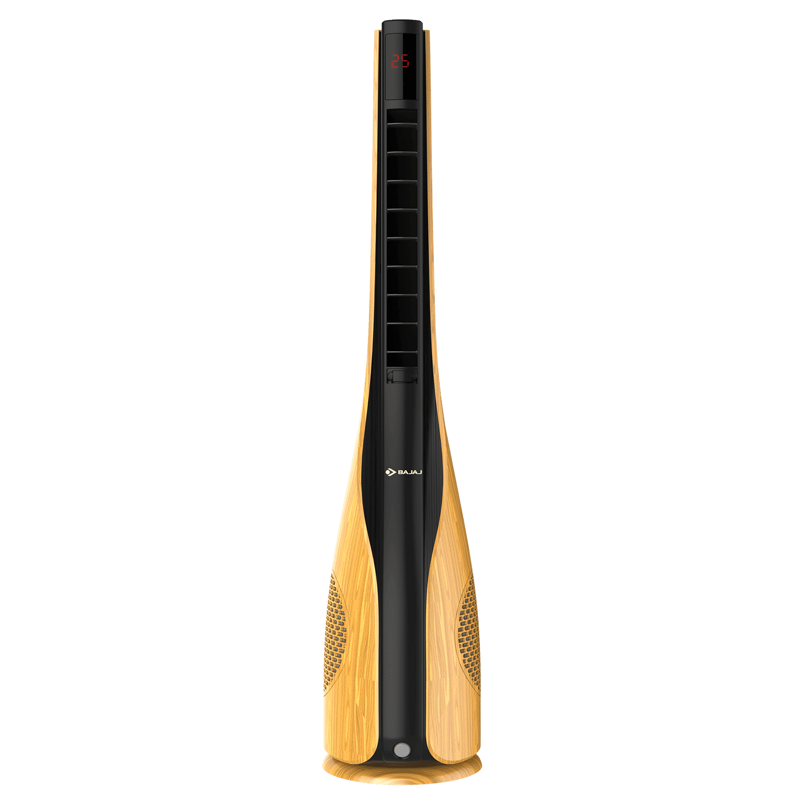 BAJAJ Tempesta Bladeless 18000 m3/hr Air Delivery Tower Fan with Remote (Touch Panel Control, Brown)_1