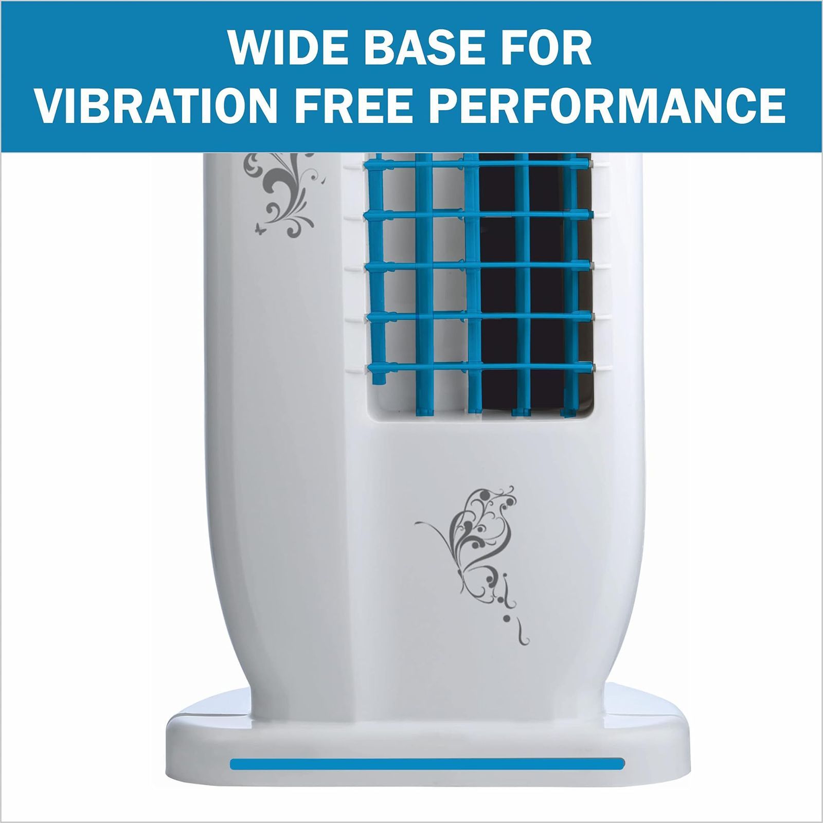 Butterfly Windy Plus Bladeless 25 ft Air Throw 2250 m3/hr Air Delivery Tower Fan (Heavy Duty Motor, Blue) Butterfly Windy Plus Bladeless 25 ft Air Throw 2250 m3/hr Air Delivery Tower Fan (Heavy Duty Motor, Blue)_7