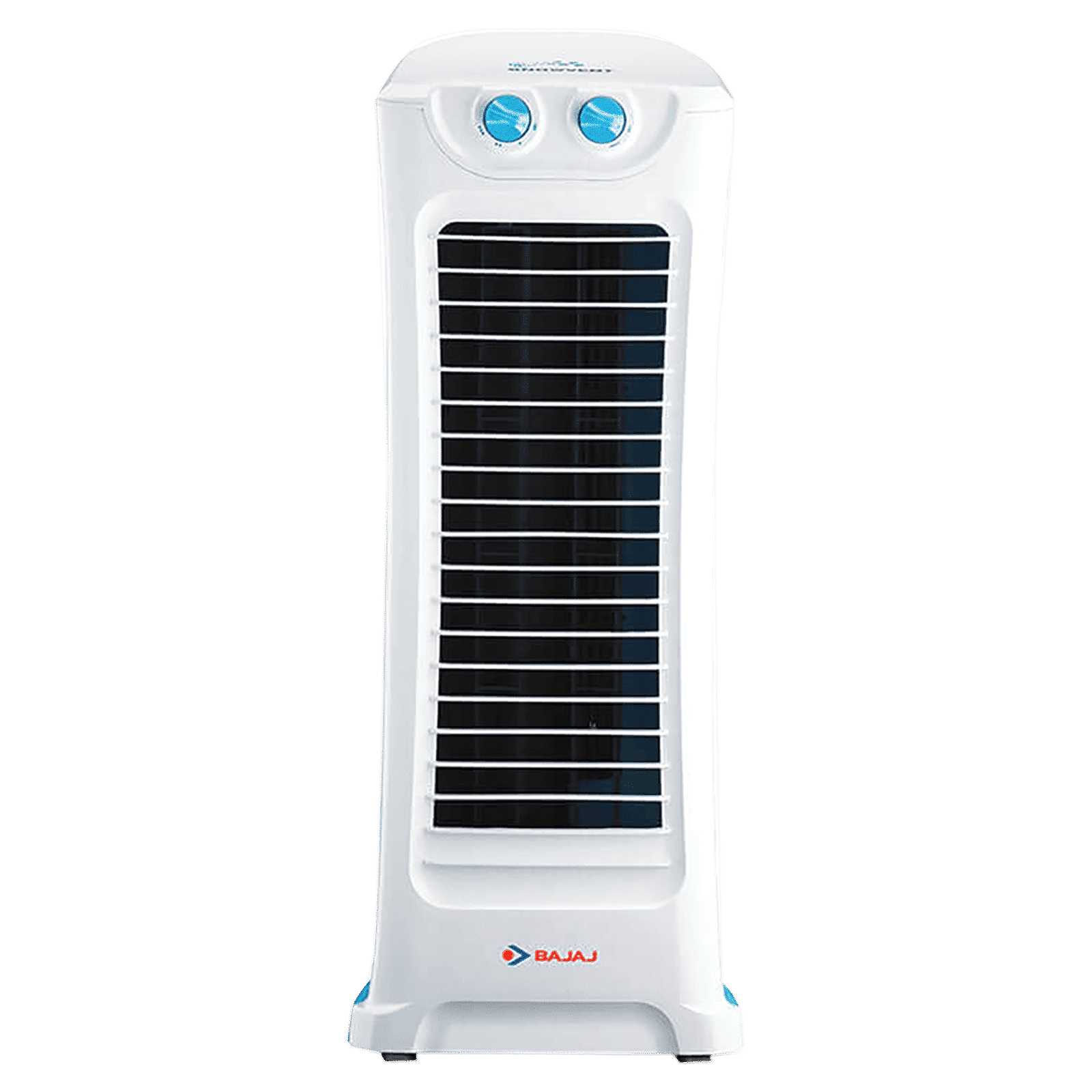 BAJAJ Snowvent Bladeless 2500 m3/hr Air Delivery Tower Fan (Ergonomic Control Panel, Blue & Turquoise) BAJAJ Snowvent Bladeless 2500 m3/hr Air Delivery Tower Fan (Ergonomic Control Panel, Blue & Turquoise)_1