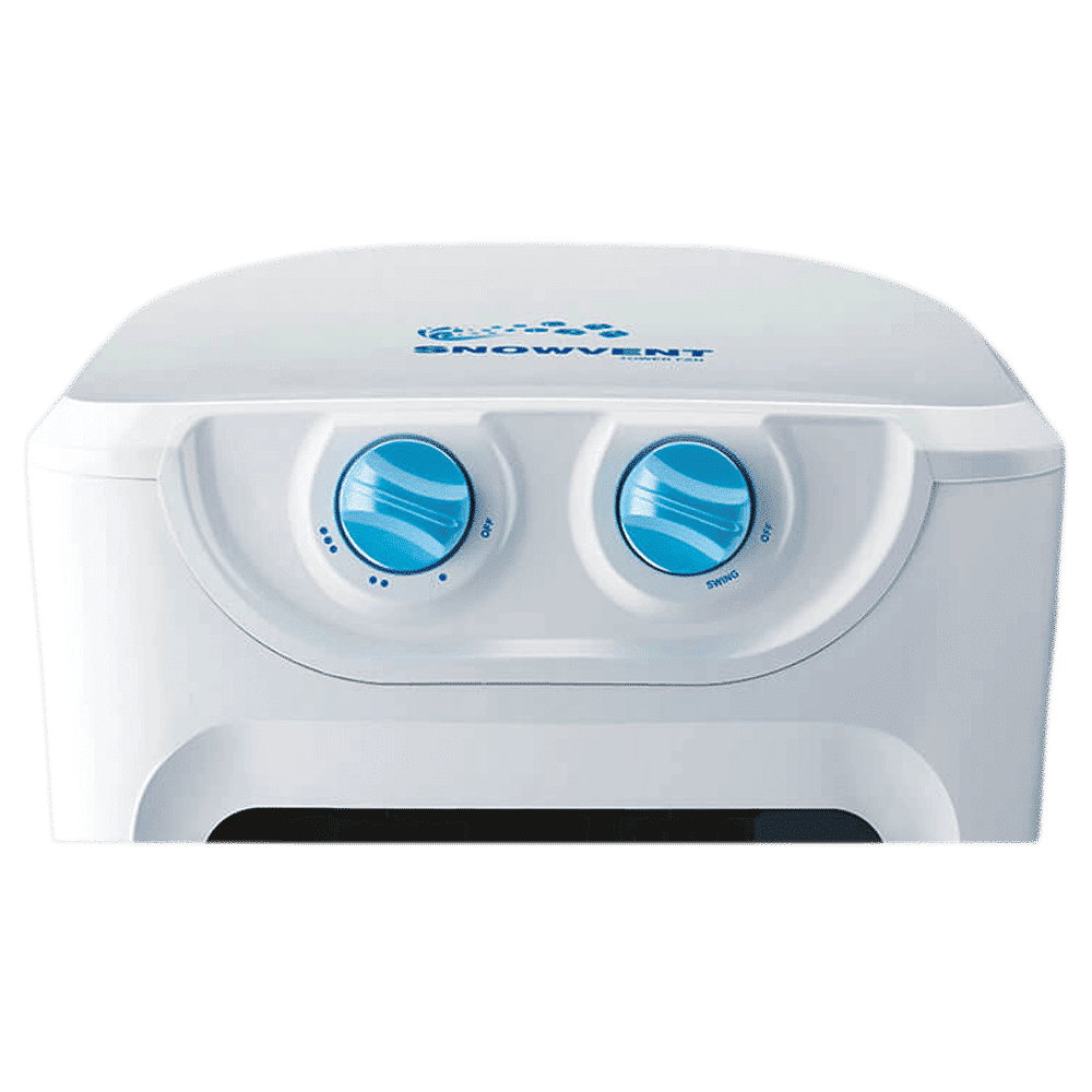 BAJAJ Snowvent Bladeless 2500 m3/hr Air Delivery Tower Fan (Ergonomic Control Panel, Blue & Turquoise) BAJAJ Snowvent Bladeless 2500 m3/hr Air Delivery Tower Fan (Ergonomic Control Panel, Blue & Turquoise)_5