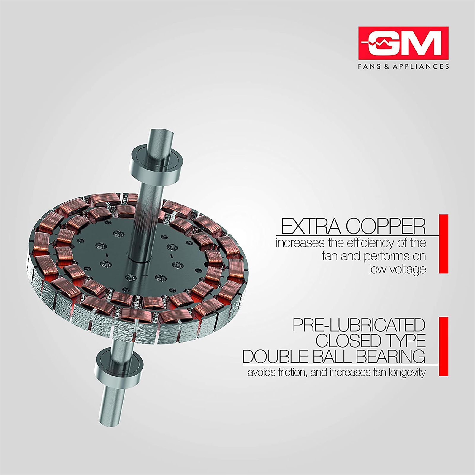 GM Spencer 1200mm 3 Blade High Speed Ceiling Fan (Aerodynamically Designed, Antique Brass) GM Spencer 1200mm 3 Blade High Speed Ceiling Fan (Aerodynamically Designed, Antique Brass)_11