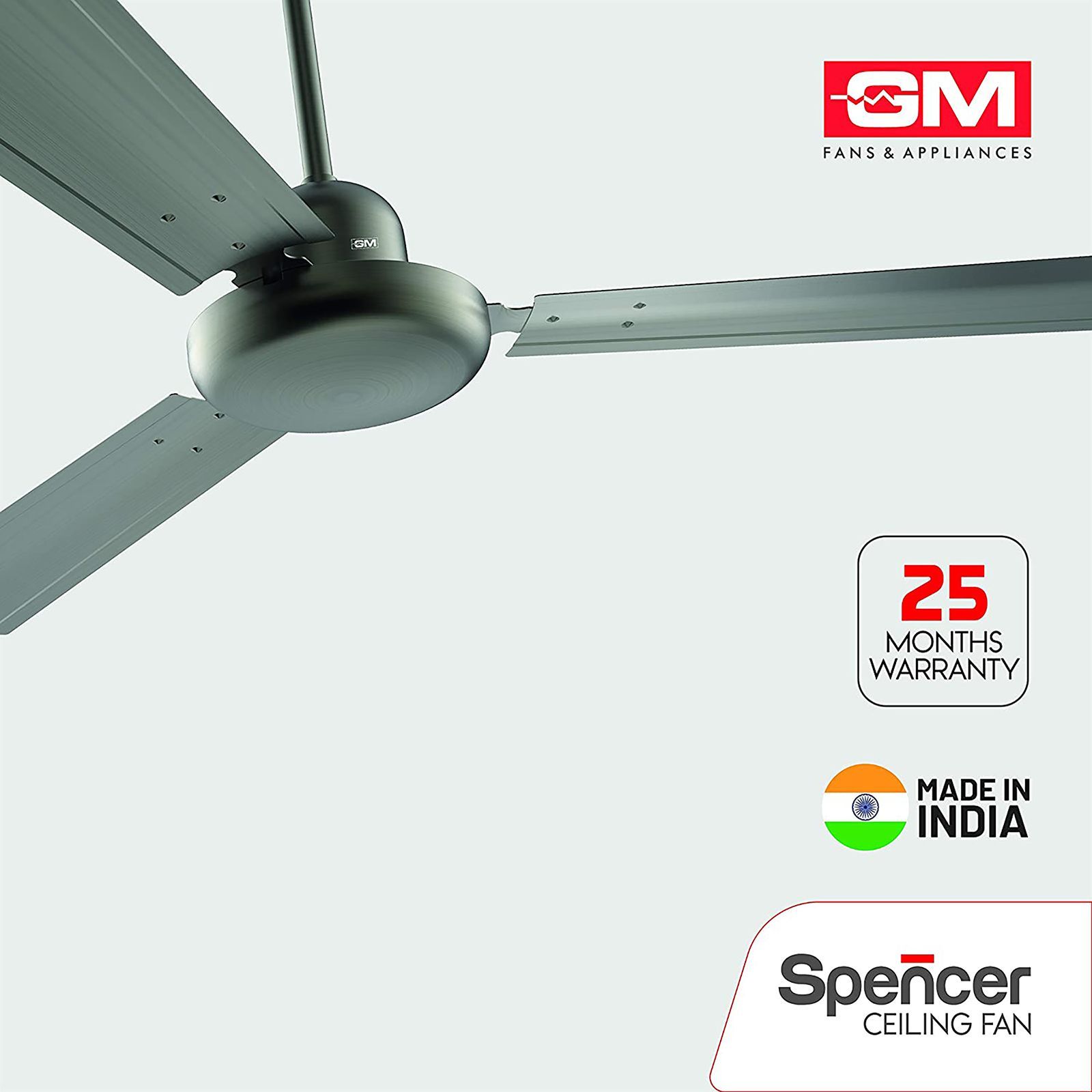 GM Spencer 1200mm 3 Blade High Speed Ceiling Fan (Aerodynamically Designed, Brush Still) GM Spencer 1200mm 3 Blade High Speed Ceiling Fan (Aerodynamically Designed, Brush Still)_7