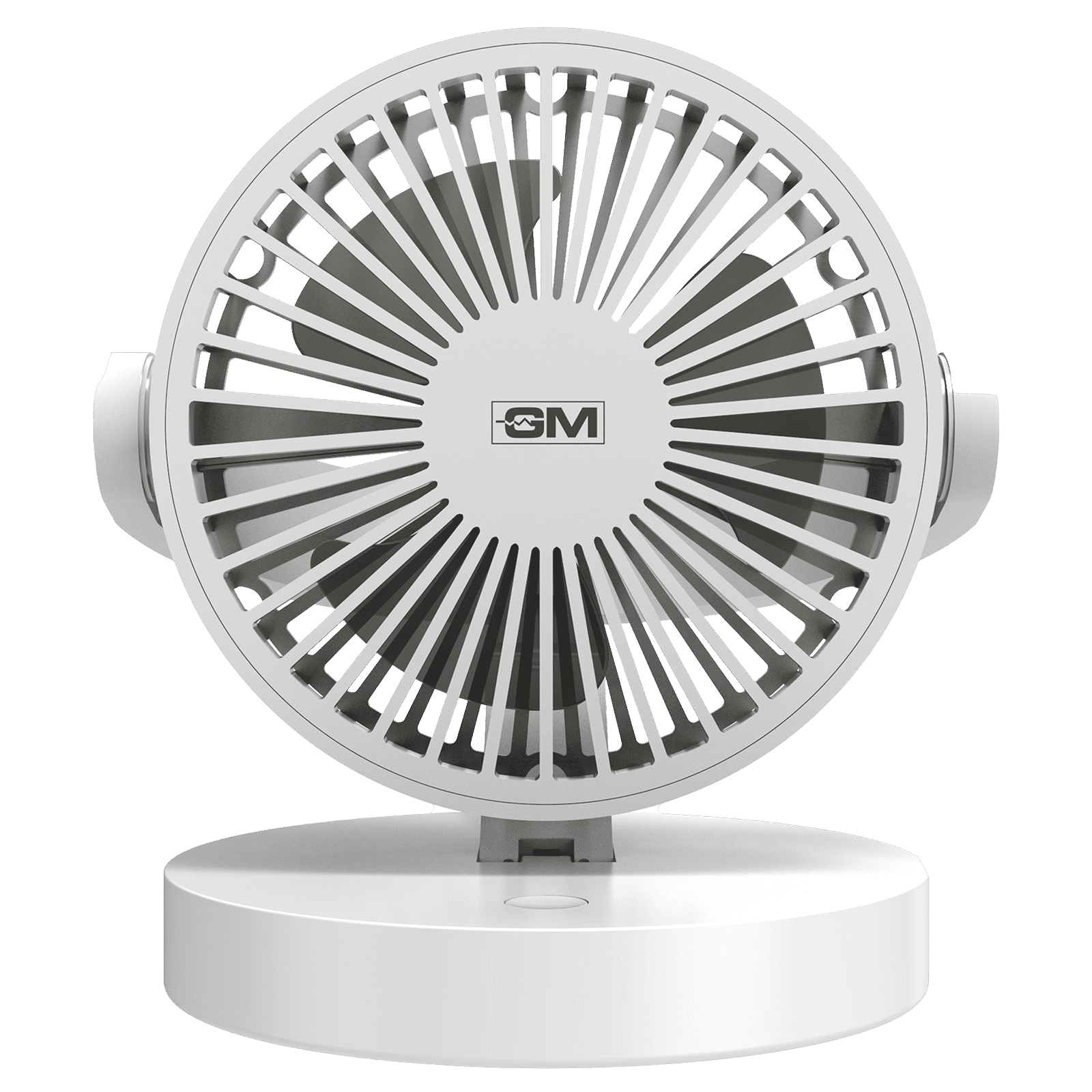 GM Handy Air 150mm 3 Blade Rechargeable Personal Fan with 2000 mAh Battery (5 Hr Non Stop Operation, White)_1