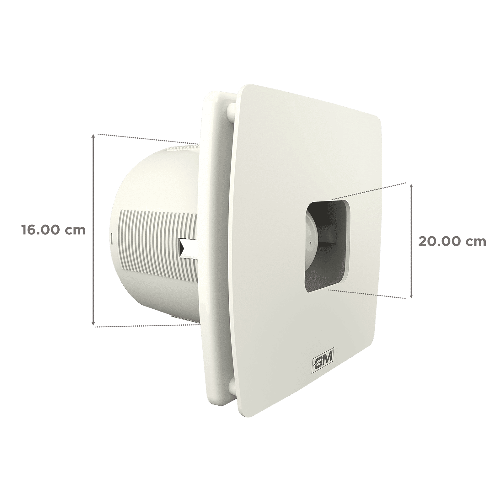 GM Afresho 150mm Exhaust Fan (Energy Efficient, Ivory)_2