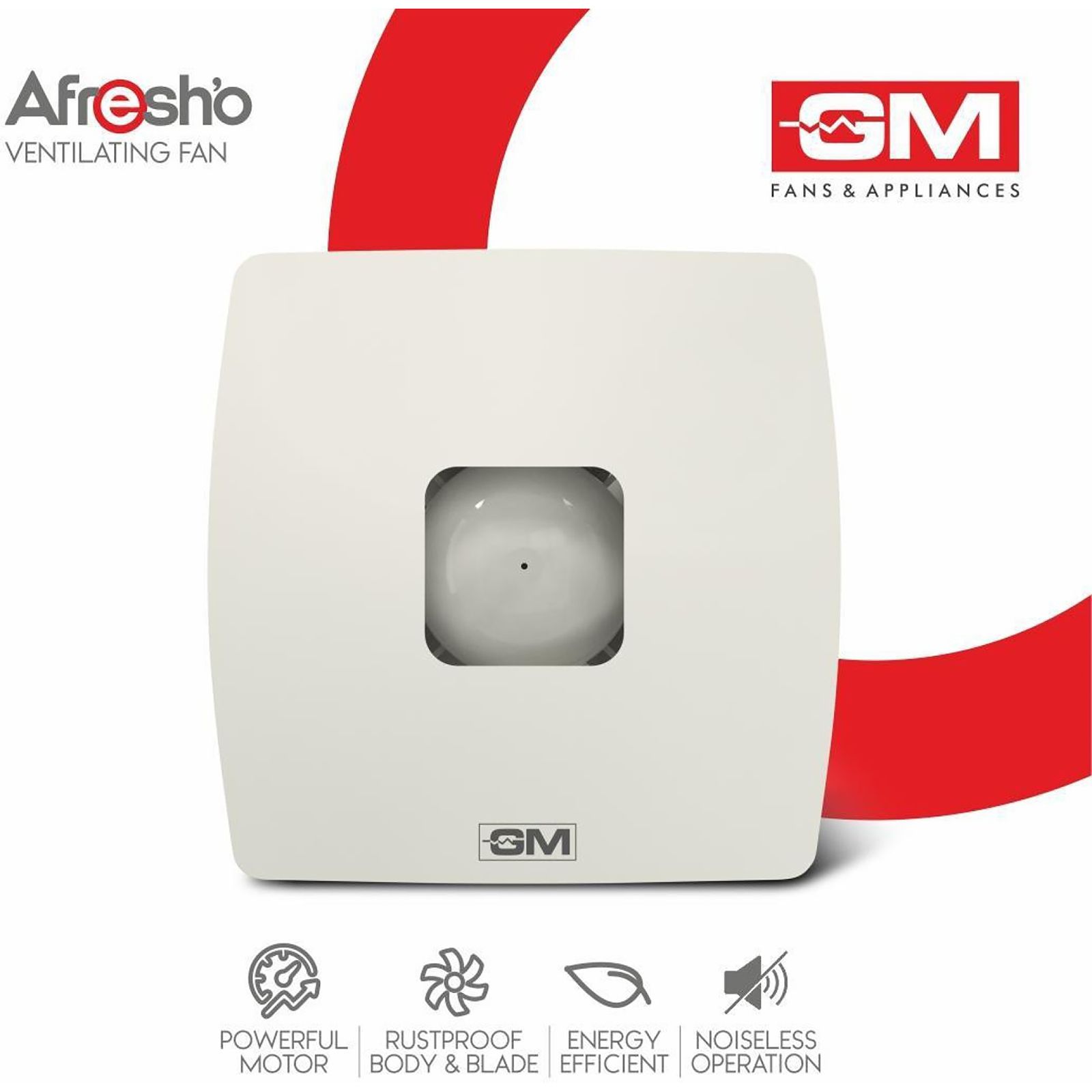 GM Afresho 150mm Exhaust Fan (Energy Efficient, Ivory)_5