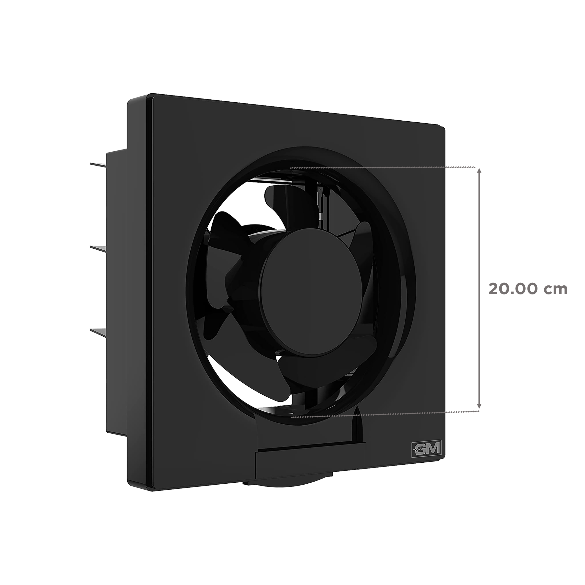 GM Eco Air 200mm Exhaust Fan (Low Noise Operation, Black)_2