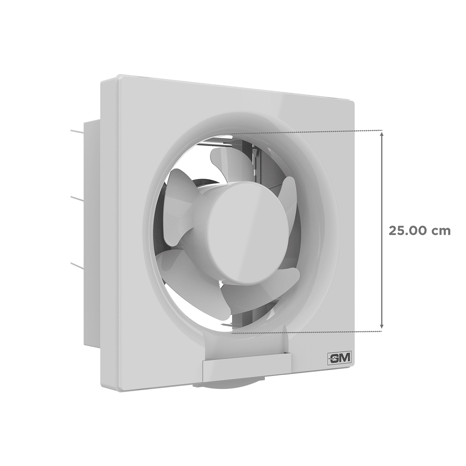 GM Eco Air 250mm Exhaust Fan (Super Silent Functionality, White)_2