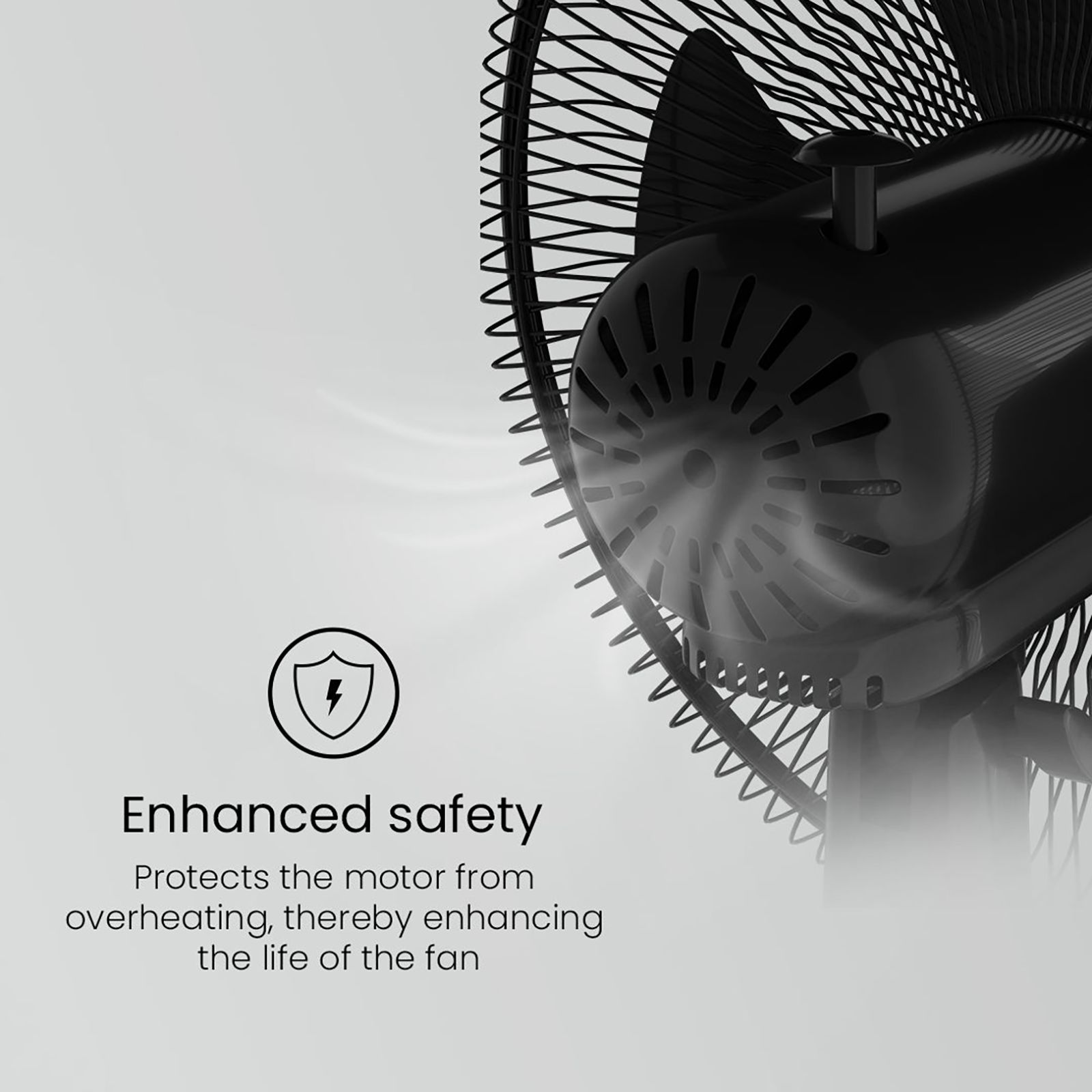 Crompton Torpedo 400mm 3 Blade High Speed Torpedo Table Fan (Smooth Oscillation, Black) Crompton Torpedo 400mm 3 Blade High Speed Torpedo Table Fan (Smooth Oscillation, Black)_9