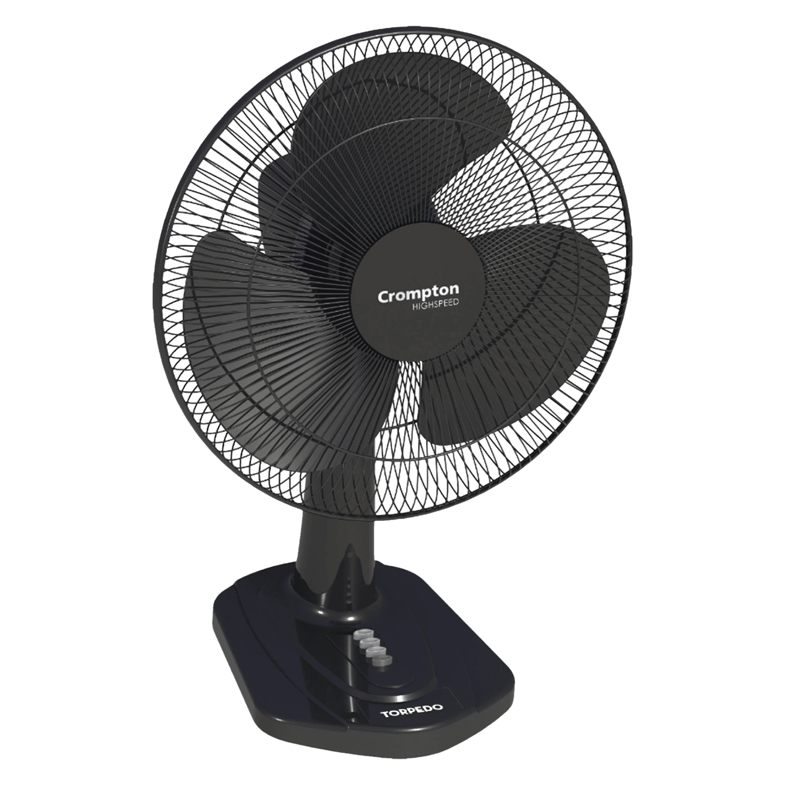 Crompton Torpedo 400mm 3 Blade High Speed Torpedo Table Fan (Smooth Oscillation, Black) Crompton Torpedo 400mm 3 Blade High Speed Torpedo Table Fan (Smooth Oscillation, Black)_4