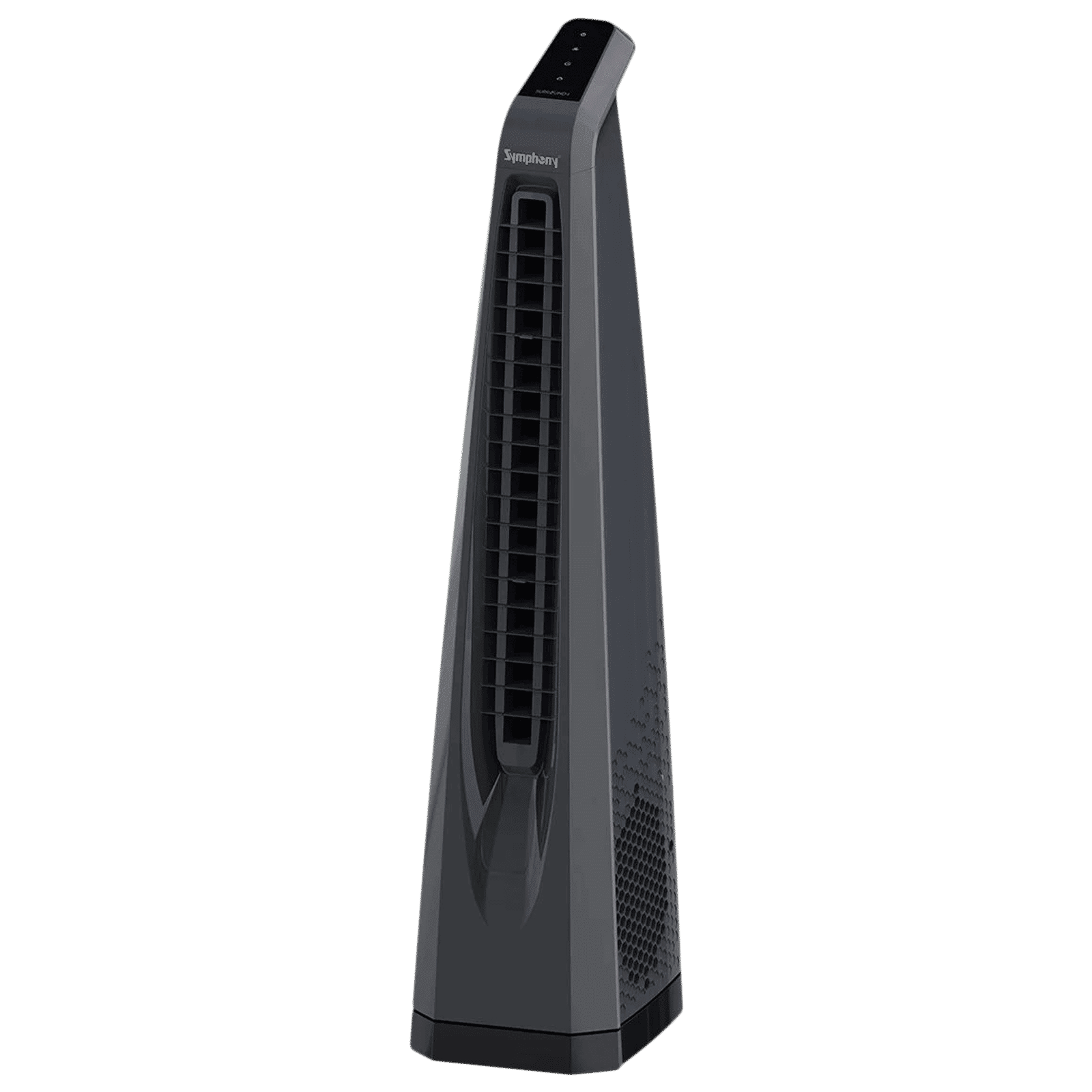 Symphony Surround-I Bladeless 25 ft Air Throw 650 m3/hr Air Delivery Tower Fan with Remote (Touchscreen Control Panel, Dark Grey) Symphony Surround-I Bladeless 25 ft Air Throw 650 m3/hr Air Delivery Tower Fan with Remote (Touchscreen Control Panel, Dark Grey)_12