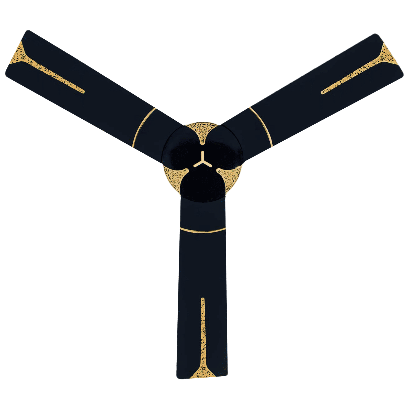 LUMINOUS Jaipur Ghoomar 3 Star 1200mm 3 Blade High Speed Ceiling Fan (Energy Saving, Abu Black)_8