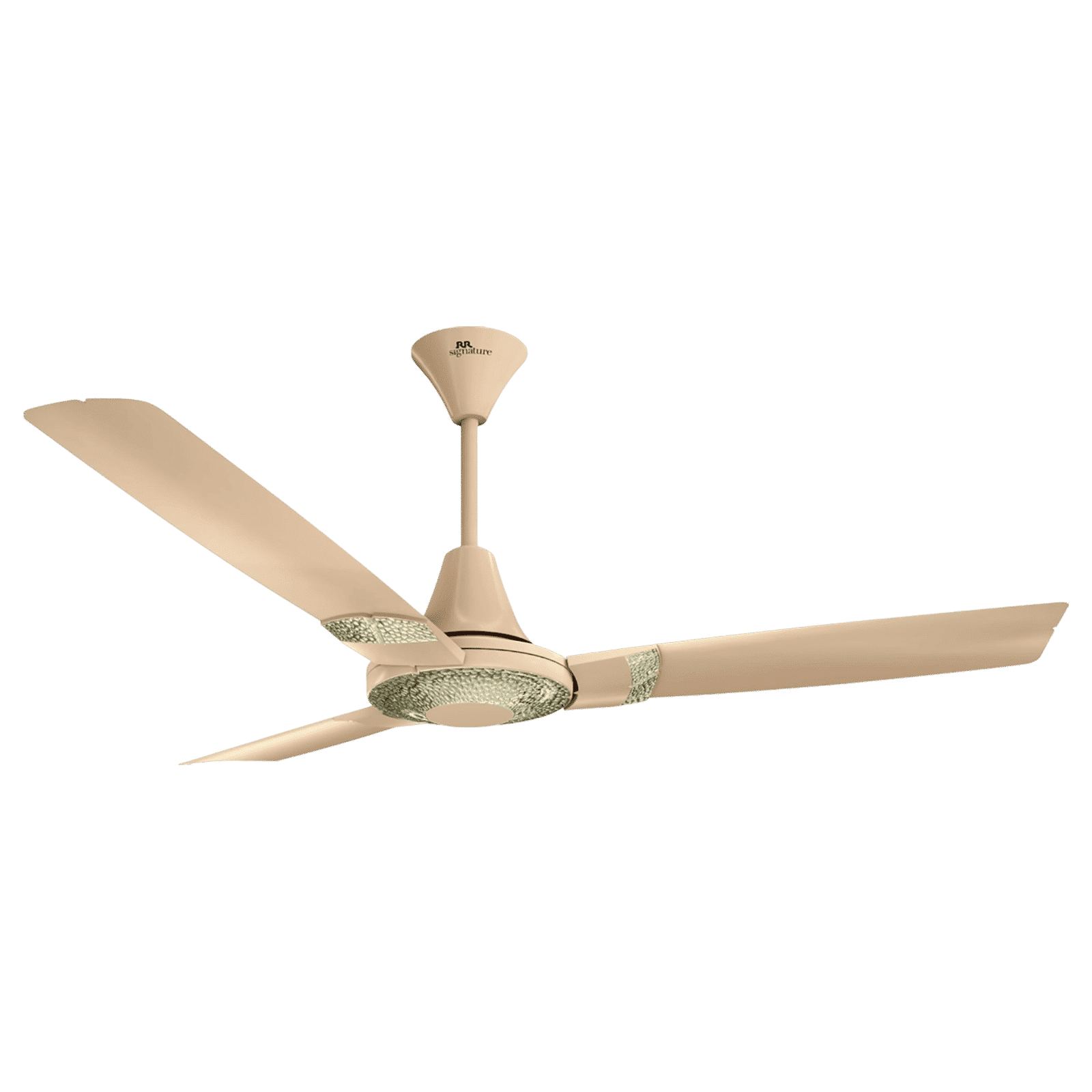 LUMINOUS Jaipur Tamra 3 Star 1200mm 3 Blade High Speed Ceiling Fan (Energy Saving, Kanak Gold)_1