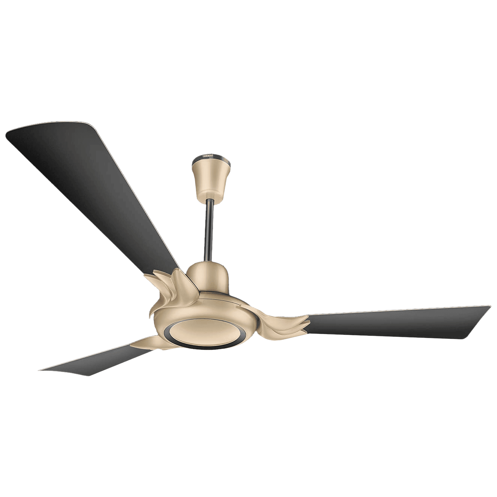 LUMINOUS London Mayfair 3 Star 1200mm 3 Blade Silent Operation Ceiling Fan with Remote (Dust Repellent, Bourneville Brown)_1