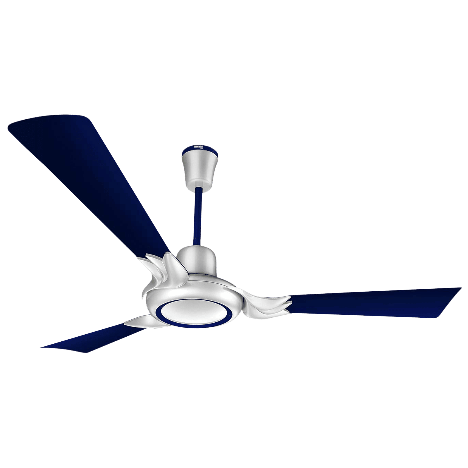 LUMINOUS London Mayfair 3 Star 1200mm 3 Blade Silent Operation Ceiling Fan with Remote (Dust Repellent, Sapphire Blue)_1