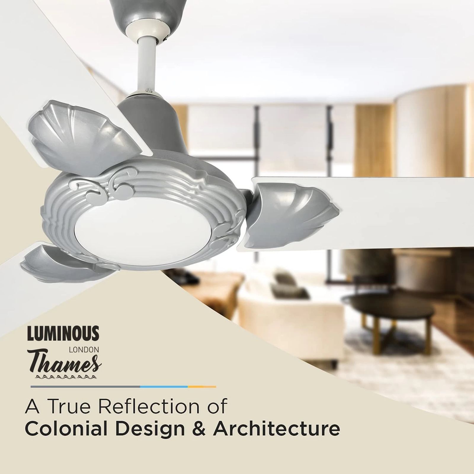 LUMINOUS London Thames 1200mm 3 Blade High Speed Ceiling Fan (Low Power Consumption, Wimbledon White) LUMINOUS London Thames 1200mm 3 Blade High Speed Ceiling Fan (Low Power Consumption, Wimbledon White)_13