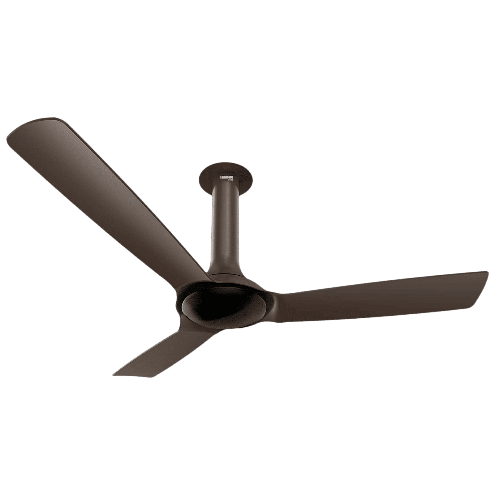 LUMINOUS New York Chelsea 5 Star 1200mm 3 Blade BLDC Motor Ceiling Fan with Remote (Energy Saving, Caramel Brown)_6