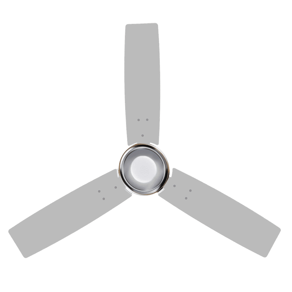 LUMINOUS New York Manhattan 1200mm 3 Blade High Speed Ceiling Fan (Dust Repellent, Moonlight Silver)_5