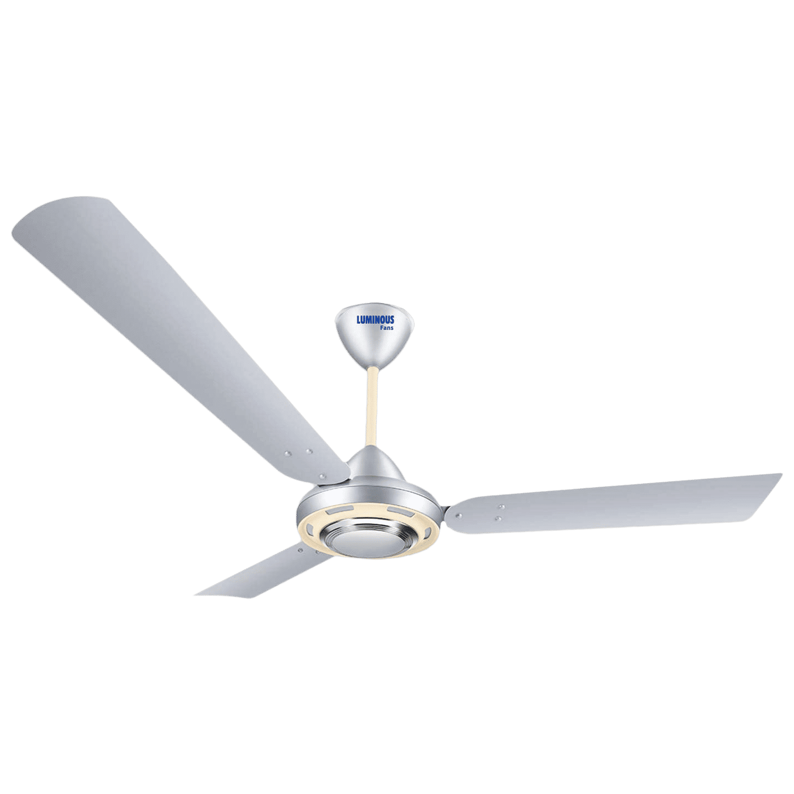 LUMINOUS Rio BelAir 2 Star 1200mm 3 Blade High Speed Ceiling Fan (Dust Repellent, Prata Silver) LUMINOUS Rio BelAir 2 Star 1200mm 3 Blade High Speed Ceiling Fan (Dust Repellent, Prata Silver)_1