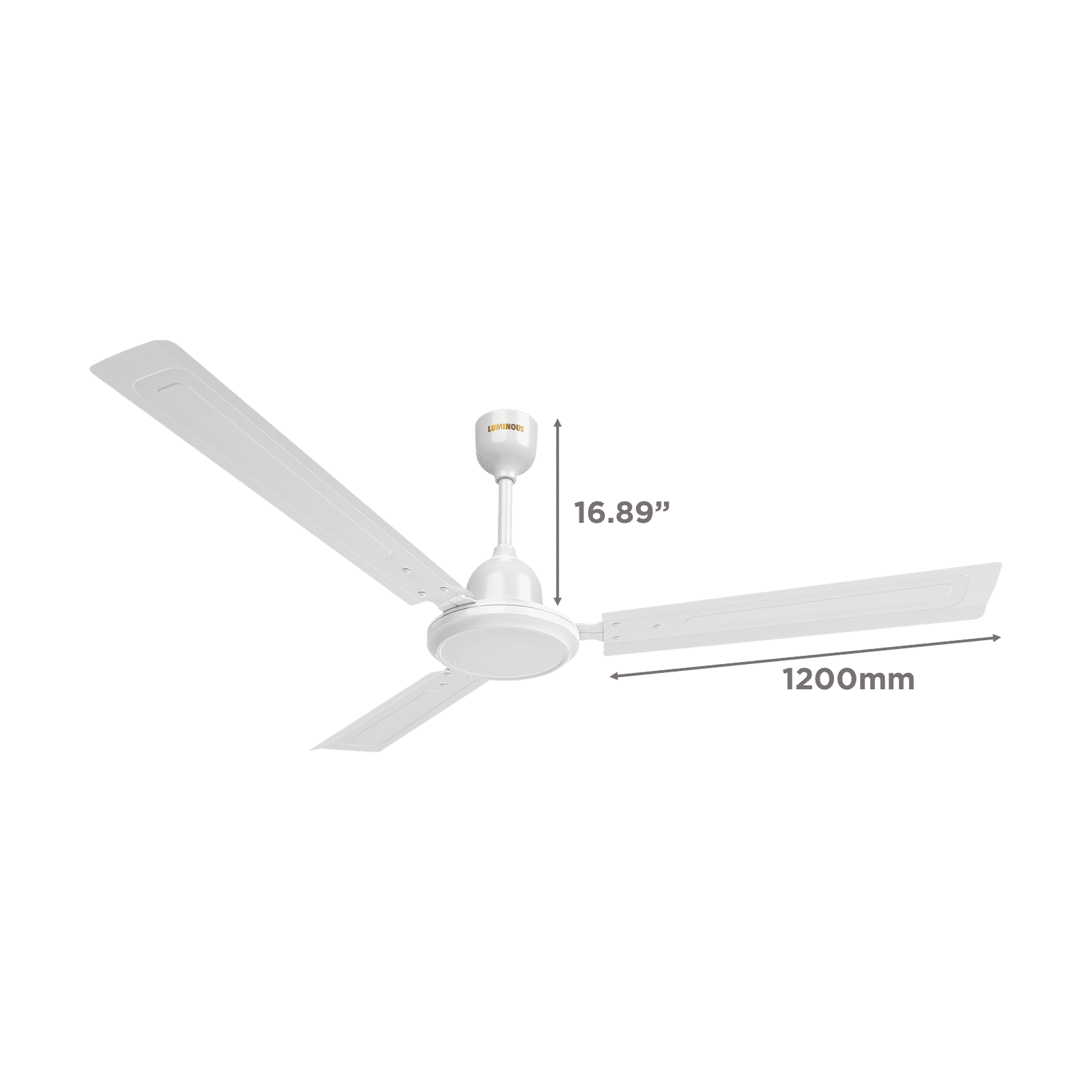 LUMINOUS Tech Aire LX 1200mm 3 Blade High Speed Ceiling Fan (Rust Resistant, Apollo White) LUMINOUS Tech Aire LX 1200mm 3 Blade High Speed Ceiling Fan (Rust Resistant, Apollo White)_2
