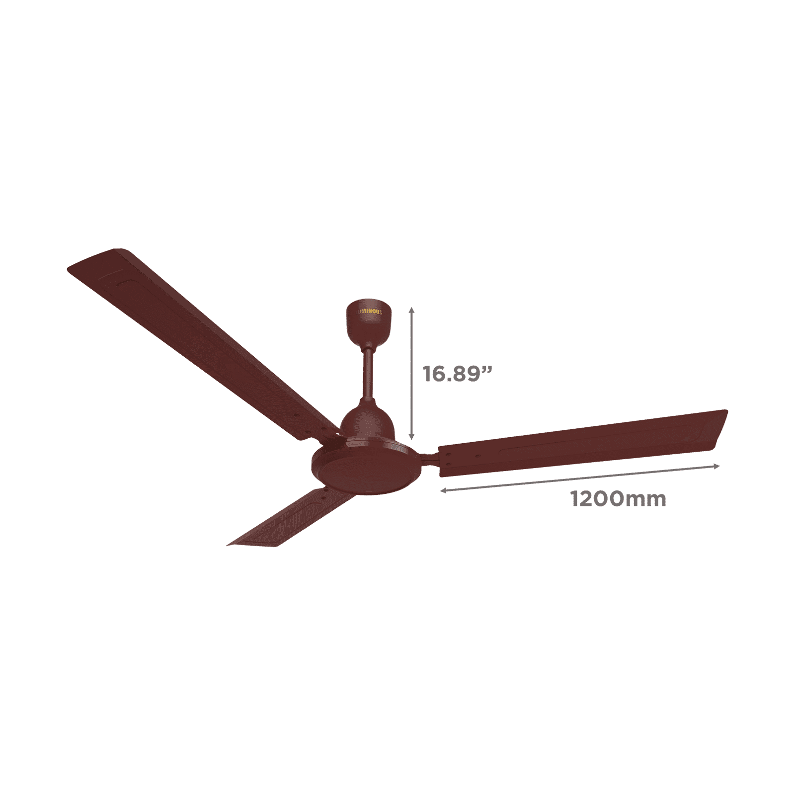 LUMINOUS Tech Aire LX 1200mm 3 Blade High Speed Ceiling Fan (Rust Resistant, Mocha Brown) LUMINOUS Tech Aire LX 1200mm 3 Blade High Speed Ceiling Fan (Rust Resistant, Mocha Brown)_2