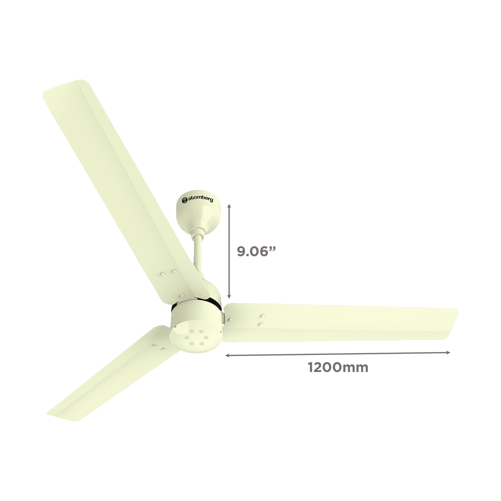 atomberg Renesa 5 Star 1200mm 3 Blade BLDC Motor Ceiling Fan with Remote (LED Speed Indicator, Ivory)_2