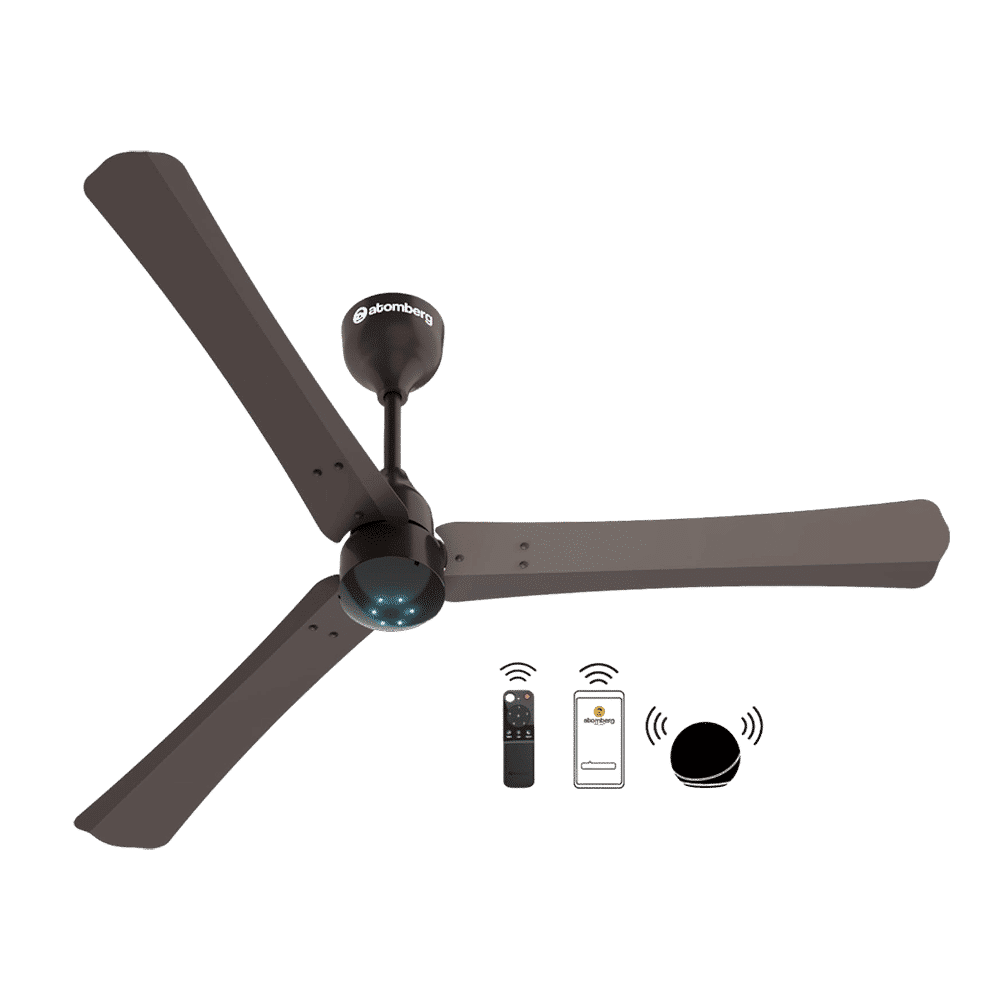 atomberg Renesa Smart+ 5 Star 1200mm 3 Blade BLDC Motor Smart Ceiling Fan with Remote (Alexa & Google Assistant, Earth Brown)_10