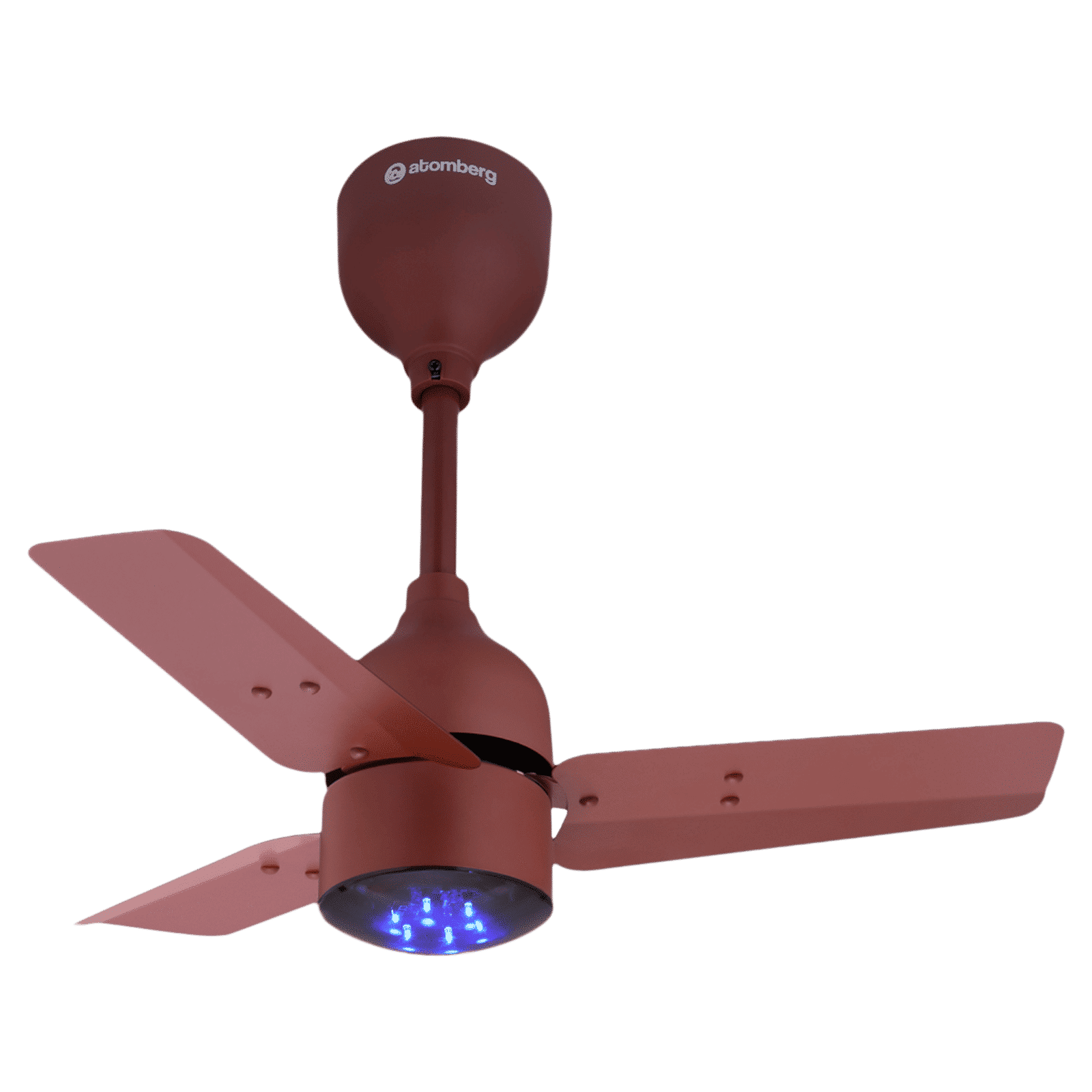 atomberg Renesa 5 Star 600mm 3 Blade BLDC Motor Ceiling Fan with Remote (LED Speed Indicator, Matt Brown)_1